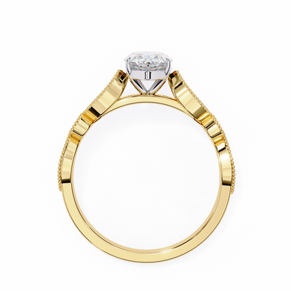 Lucienne Lab Grown Diamond Marquise Vintage Ring