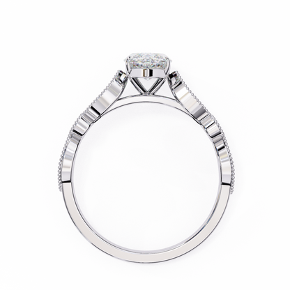 Lucienne Lab Grown Diamond Marquise Vintage Ring