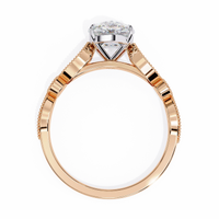 Beautiful lab grown diamond Oval shape Ring - Ophiratbf