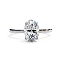 Auralia Oval Lab Grown Diamond Solitaire Ring - Ophiratbf