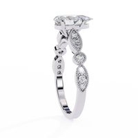 Elodie Lab Grown Diamond Pear Legacy Ring - Ophiratbf