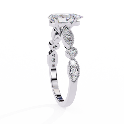 Elodie Lab Grown Diamond Pear Legacy Ring