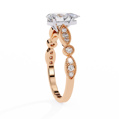 Elodie Lab Grown Diamond Pear Legacy Ring