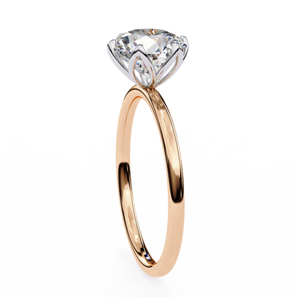 Liora Lab Grown Diamond Round Blossom Ring