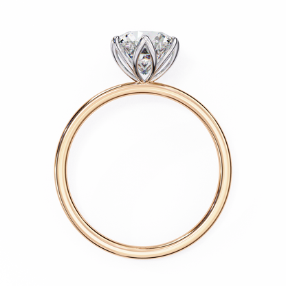 Liora Lab Grown Diamond Round Blossom Ring