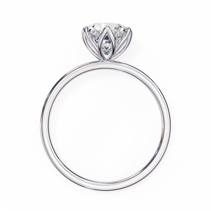 Liora Lab Grown Diamond Round Blossom Ring