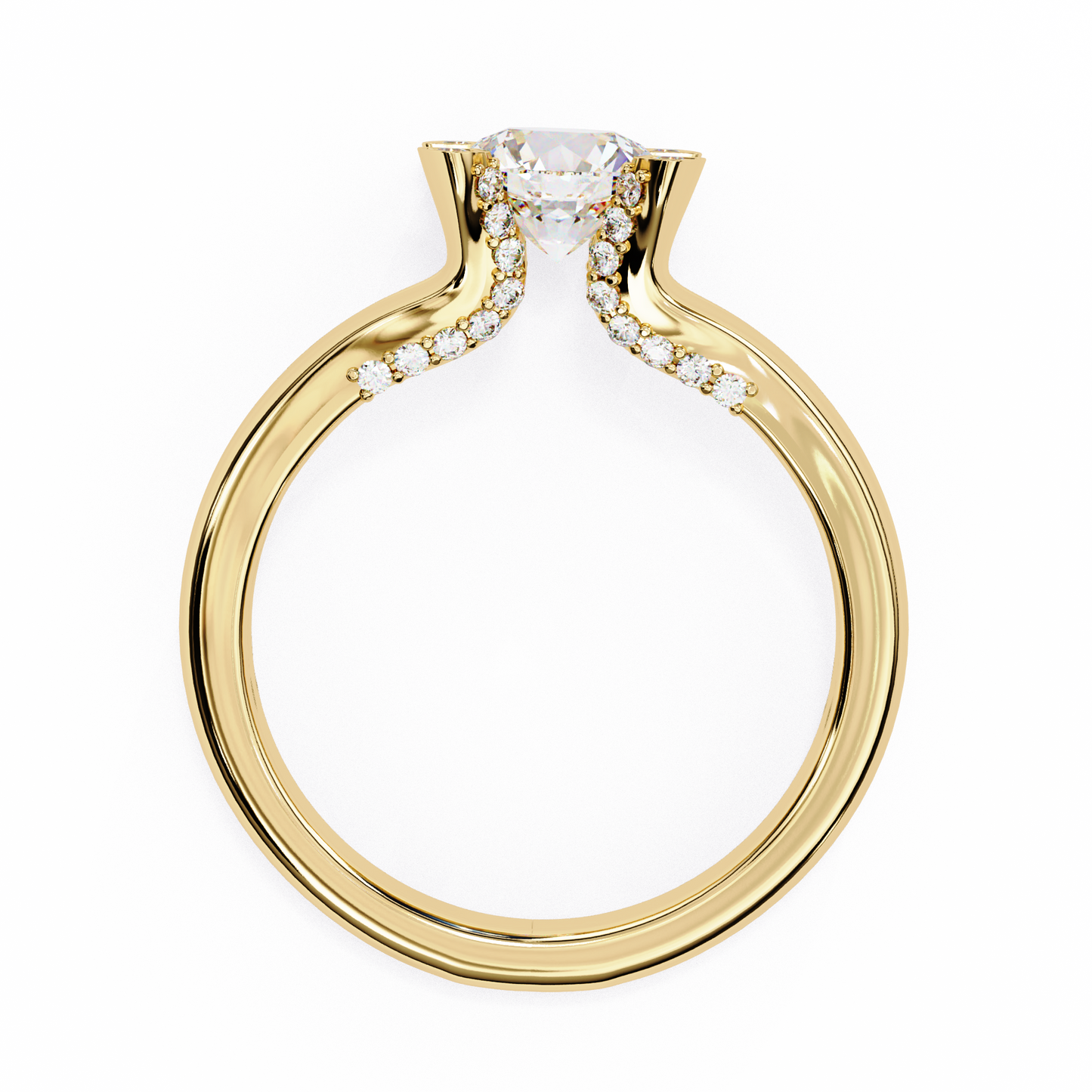 aurelia lab grown diamond fleur royale ring