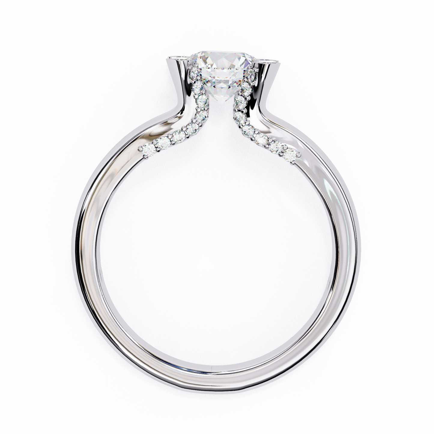 aurelia lab grown diamond fleur royale ring