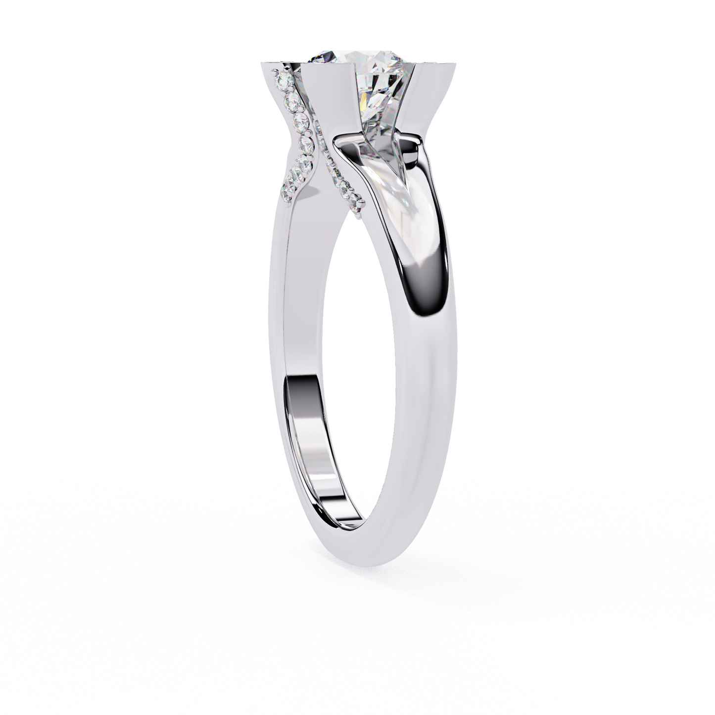 aurelia lab grown diamond fleur royale ring