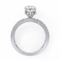 val Pavé Crisscross Lab Grown Diamond Ring - Ophiratbf