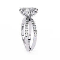 Pear Crisscross Lab Grown Diamond Ring - Ophiratbf