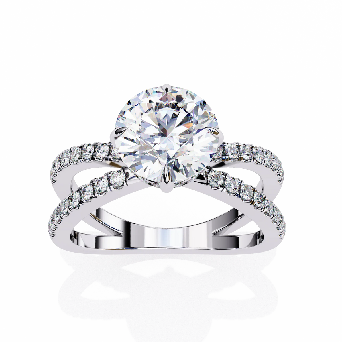 Serene Lab Grown Diamond Infinity Pavé Ring - Ophiratbf