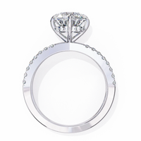 Serene Lab Grown Diamond Infinity Pavé Ring - Ophiratbf