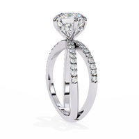Serene Lab Grown Diamond Infinity Pavé Ring - Ophiratbf