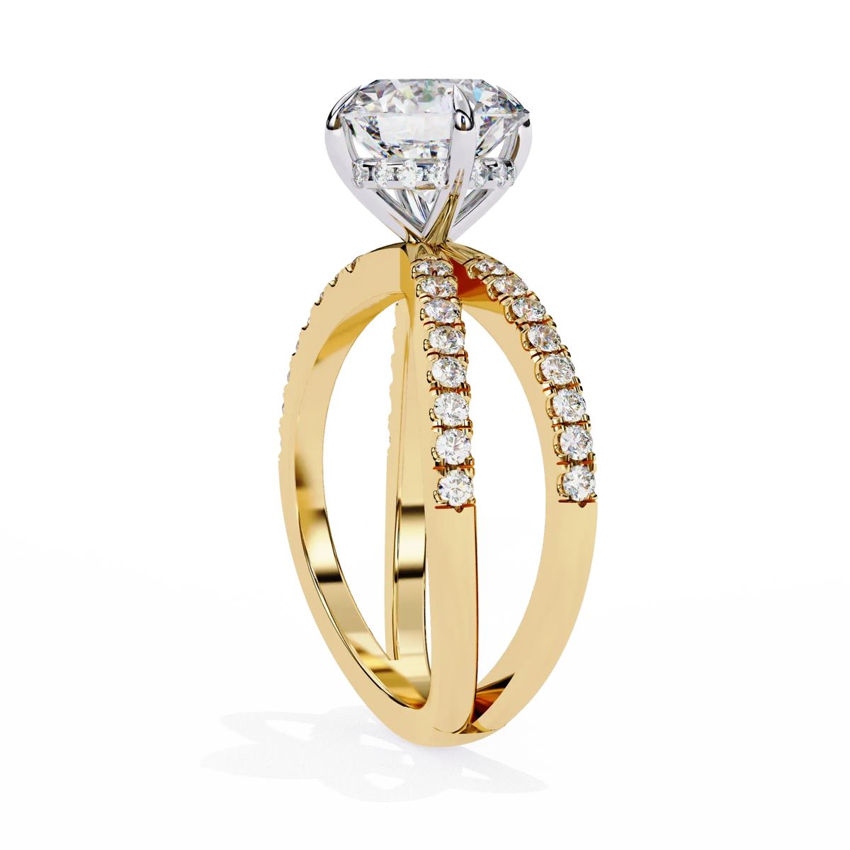Serene Lab Grown Diamond Infinity Pavé Ring - Ophiratbf