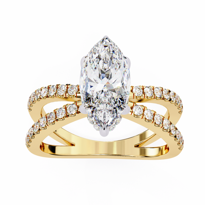 Valencia Lab Grown Diamond Marquise Infinity Ring