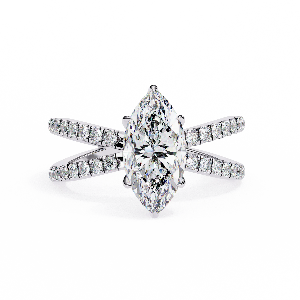 Valencia Lab Grown Diamond Marquise Infinity Ring - Ophiratbf