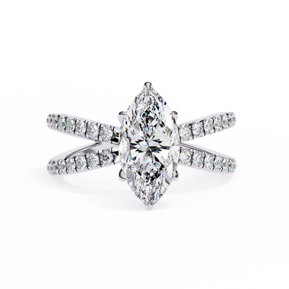 Valencia Lab Grown Diamond Marquise Infinity Ring