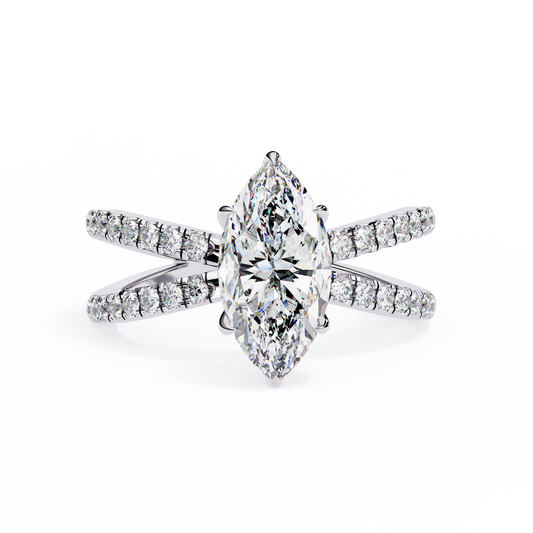 Valencia Lab Grown Diamond Marquise Infinity Ring