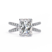 Auriel Lab Grown Diamond Radiant Crisscross Ring - Ophiratbf