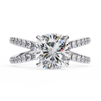 Amaris Lab Grown Diamond Cushion Infinity Ring - Ophiratbf
