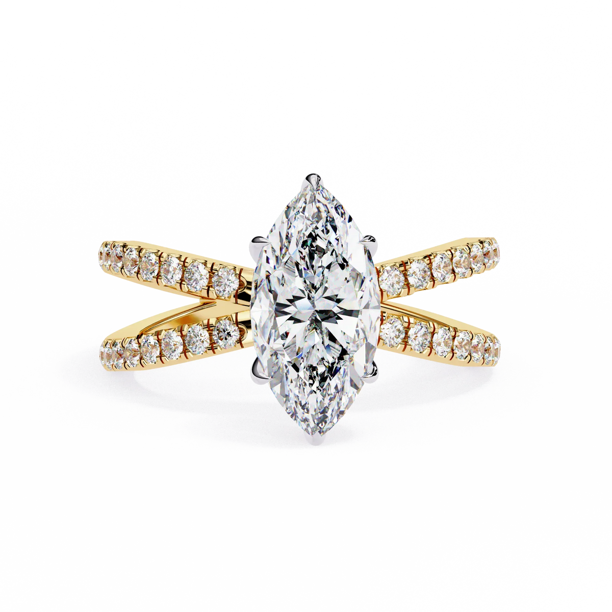Marquise Lab Grown Diamond Ring - Ophiratbf