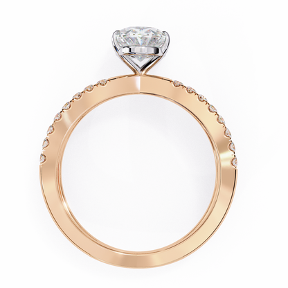 Elowen Lab Grown Diamond Oval Embrace