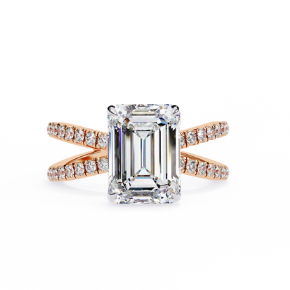 Aurora Lab Grown Diamond Emerald Embrace