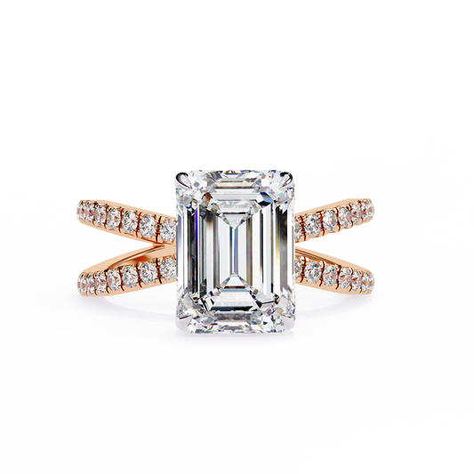 Aurora Lab Grown Diamond Emerald Embrace