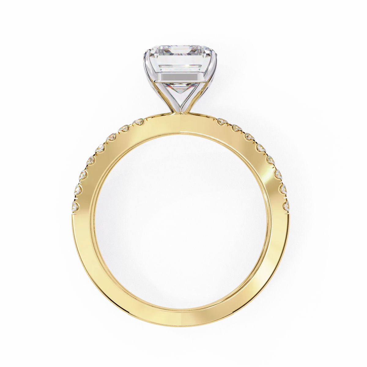 Celine Lab Grown Diamond Radiant Embrace Ring - Ophiratbf