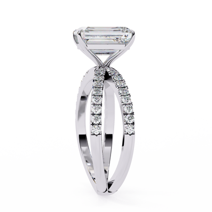 Celine Lab Grown Diamond Radiant Embrace Ring