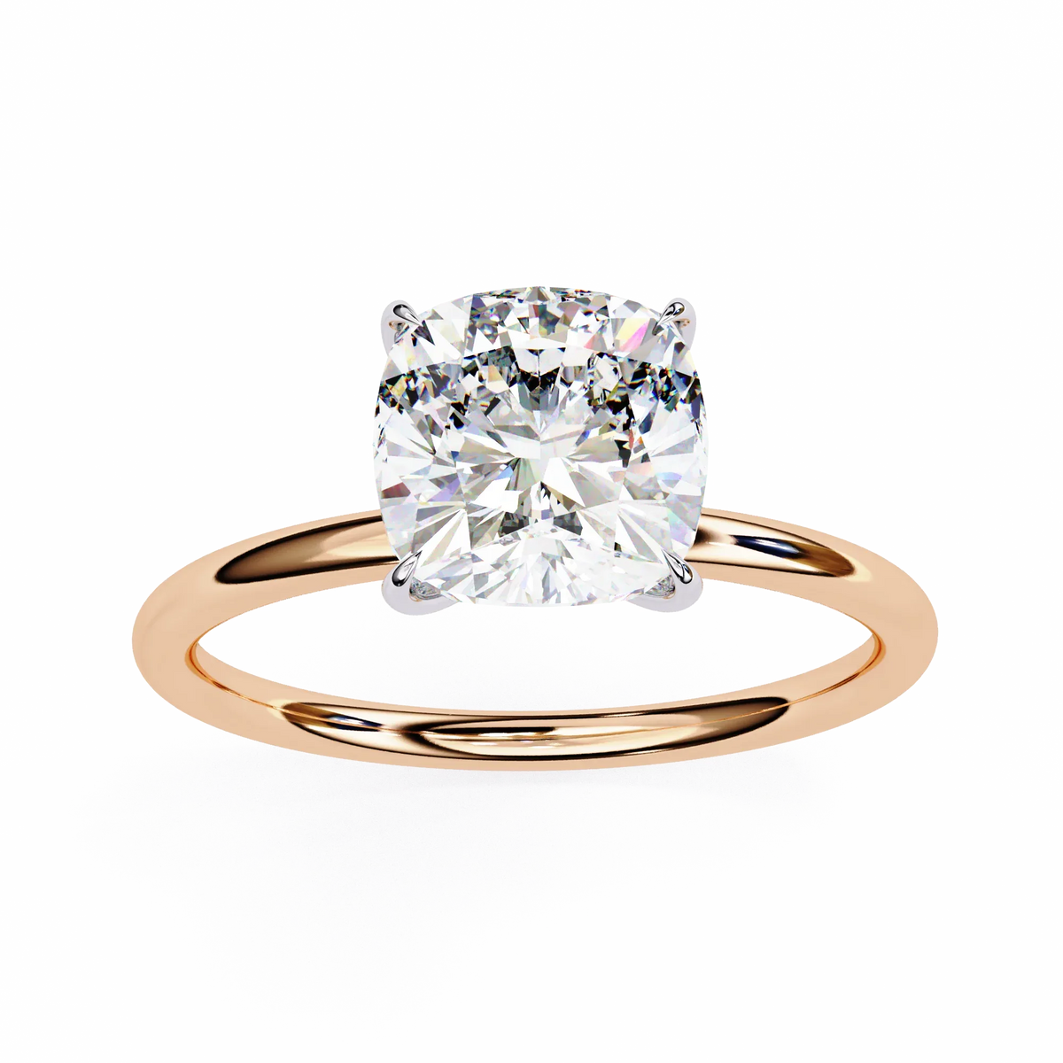 Bloom Cushion Lab Grown Diamond Ring - Ophiratbf