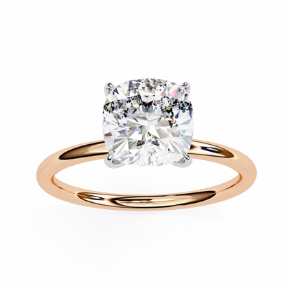 Bloom Cushion Lab Grown Diamond Ring