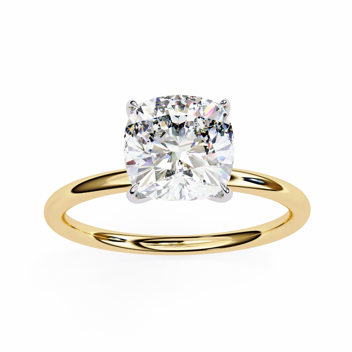 Bloom Cushion Lab Grown Diamond Ring - Ophiratbf