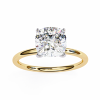 Bloom Cushion Lab Grown Diamond Ring - Ophiratbf