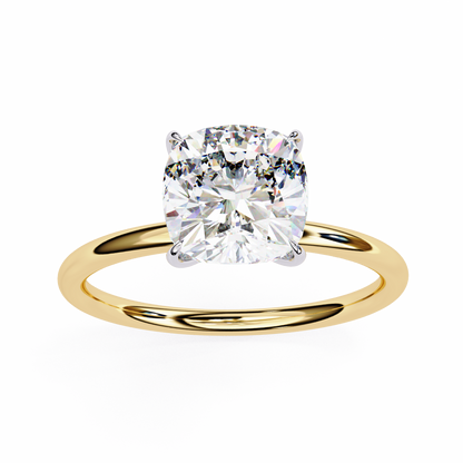 Bloom Cushion Lab Grown Diamond Ring
