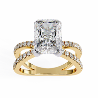 Celine Lab Grown Diamond Radiant Embrace Ring - Ophiratbf