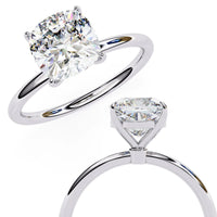Bloom Cushion Lab Grown Diamond Ring - Ophiratbf