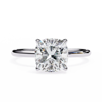 Bloom Cushion Lab Grown Diamond Ring - Ophiratbf