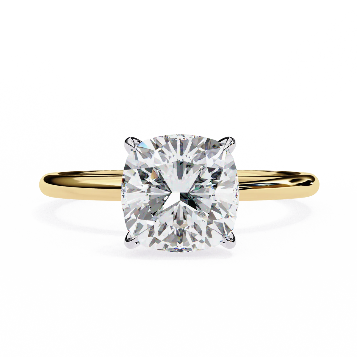 Bloom Cushion Lab Grown Diamond Ring - Ophiratbf