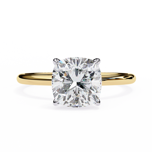 Bloom Cushion Lab Grown Diamond Ring