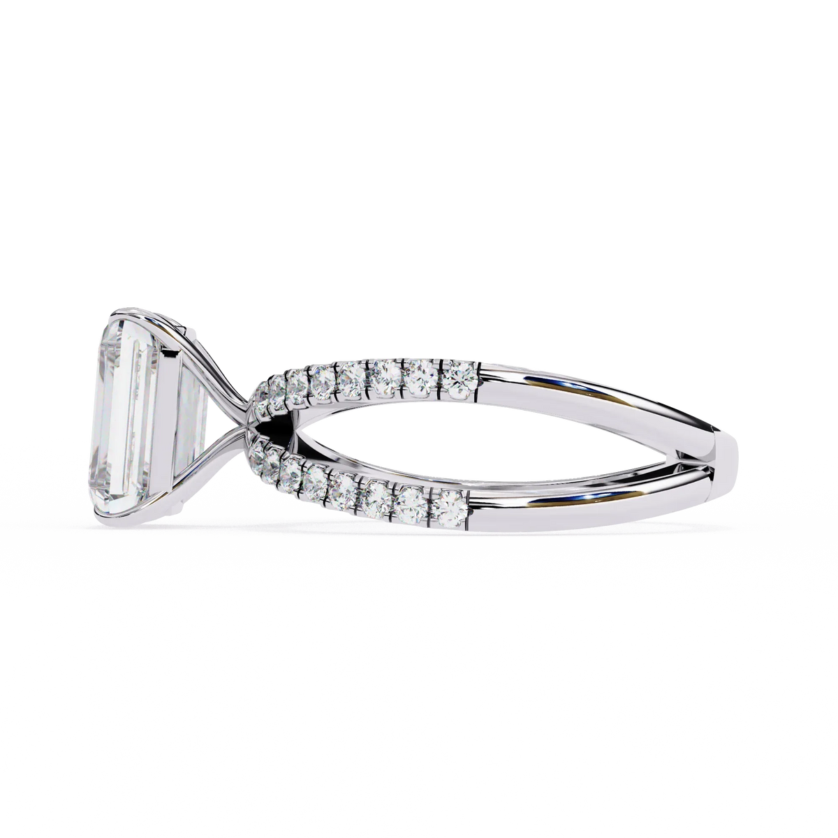 Celine Lab Grown Diamond Radiant Embrace Ring - Ophiratbf