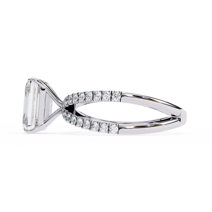 Celine Lab Grown Diamond Radiant Embrace Ring