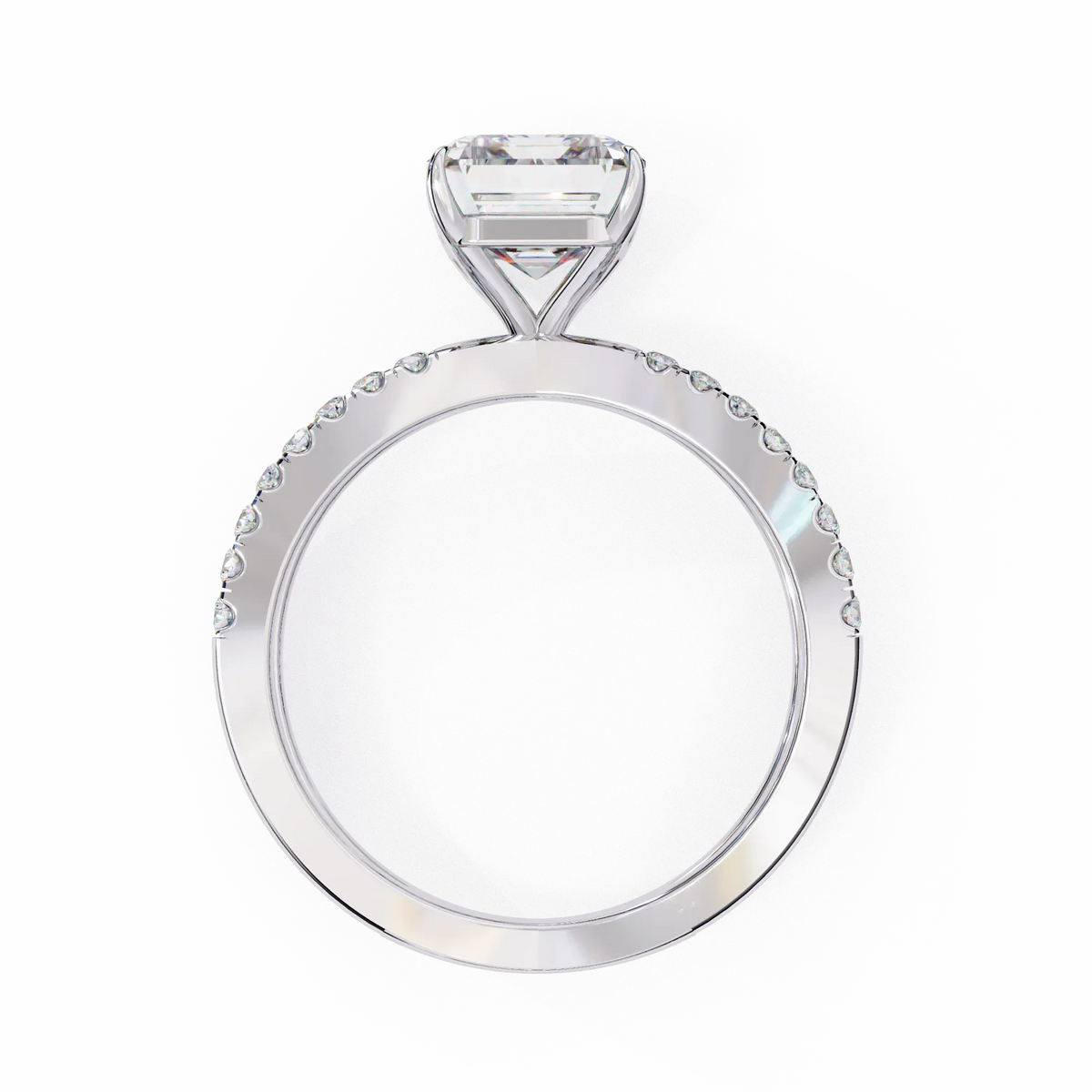 Celine Lab Grown Diamond Radiant Embrace Ring - Ophiratbf