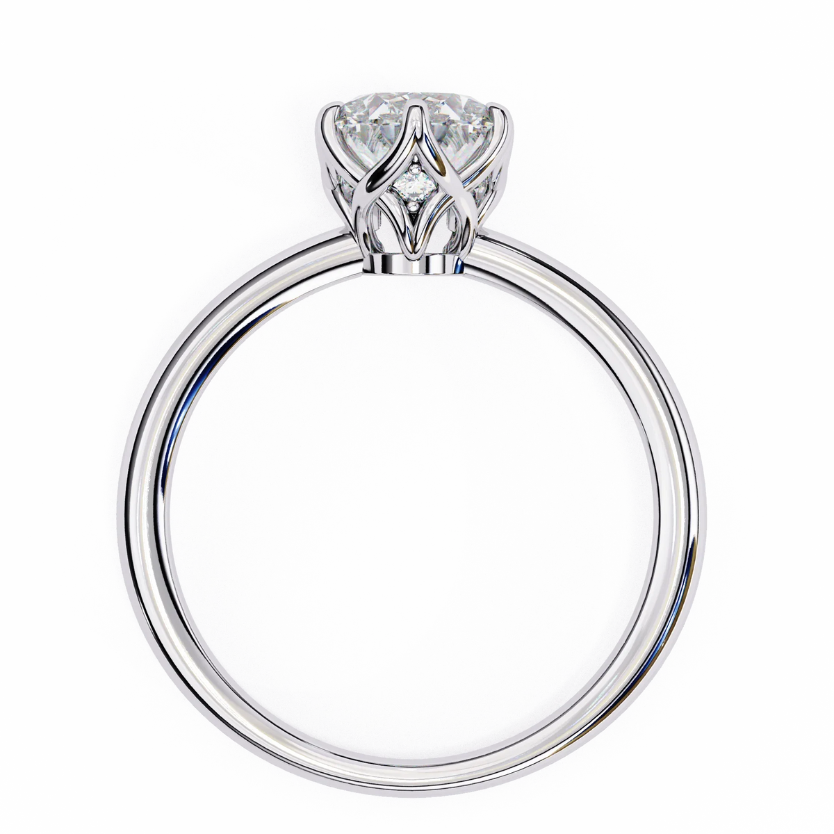 Fleurina Lab Grown Diamond Tulip Solitaire - Ophiratbf
