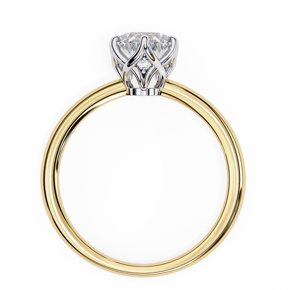 Fleurina Lab Grown Diamond Tulip Solitaire - Ophiratbf