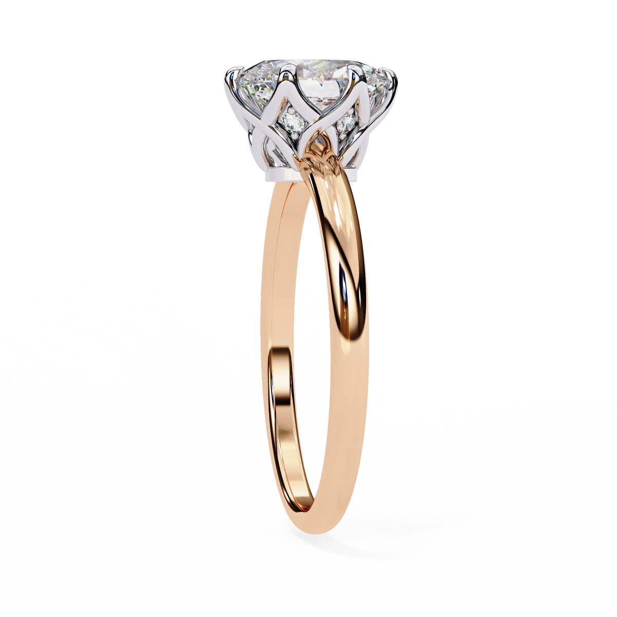 Fleurina Lab Grown Diamond Tulip Solitaire - Ophiratbf