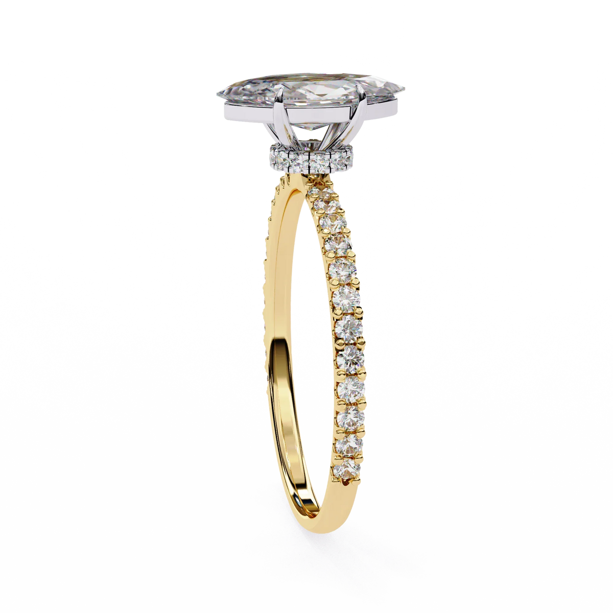 Marquise Lab Grown Diamond Ring - Ophiratbf
