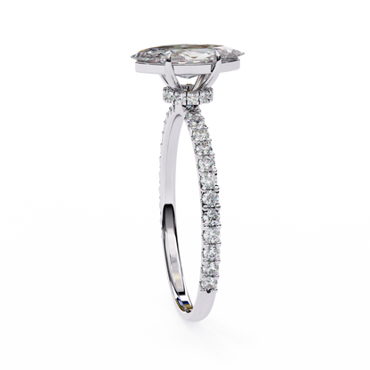 Marquise Lab Grown Diamond Ring