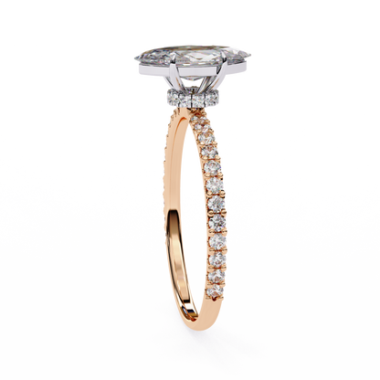 Marquise Lab Grown Diamond Ring